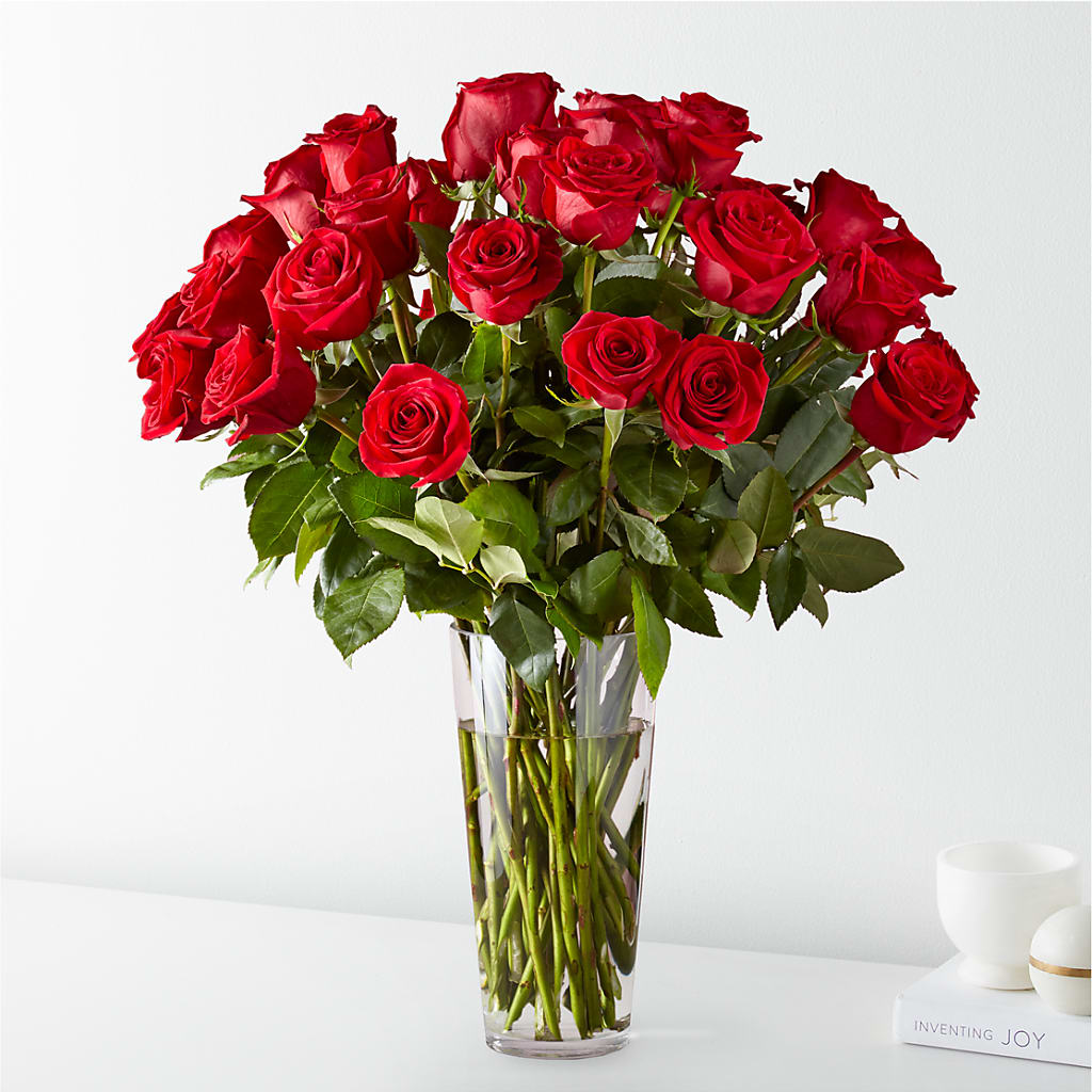 Long Stem Red Rose Bouquet – D & L FLORIST & GIFTS LLC, Houston MO