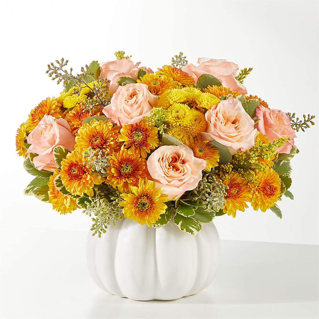Peachy Pumpkin – D & L FLORIST & GIFTS LLC, Houston MO