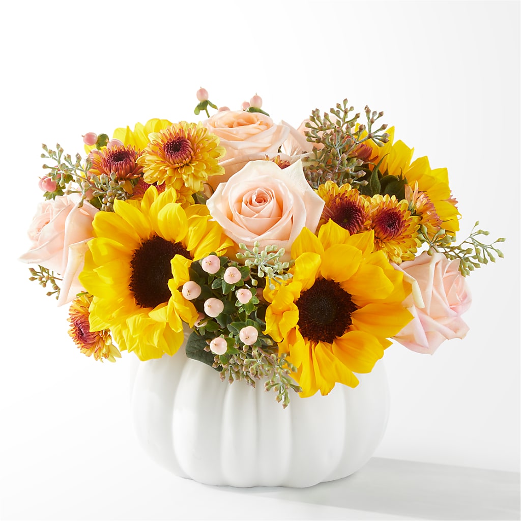 Pumpkin to Talk About Bouquet – D & L FLORIST & GIFTS LLC, Houston MO