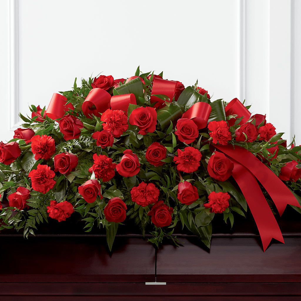 Tribute of Life Casket Spray – D & L FLORIST & GIFTS LLC, Houston MO
