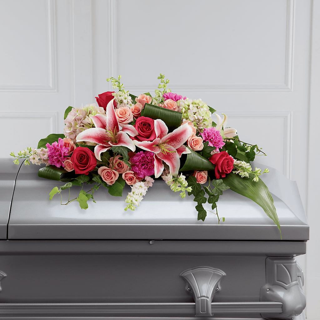 Splendid Grace Casket Spray – D & L FLORIST & GIFTS LLC, Houston MO