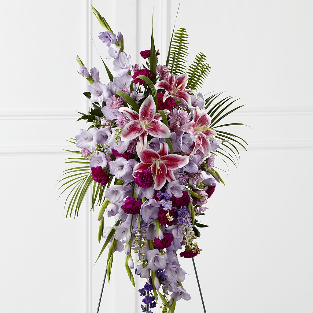 Tender Touch Standing Spray – D & L FLORIST & GIFTS LLC, Houston MO