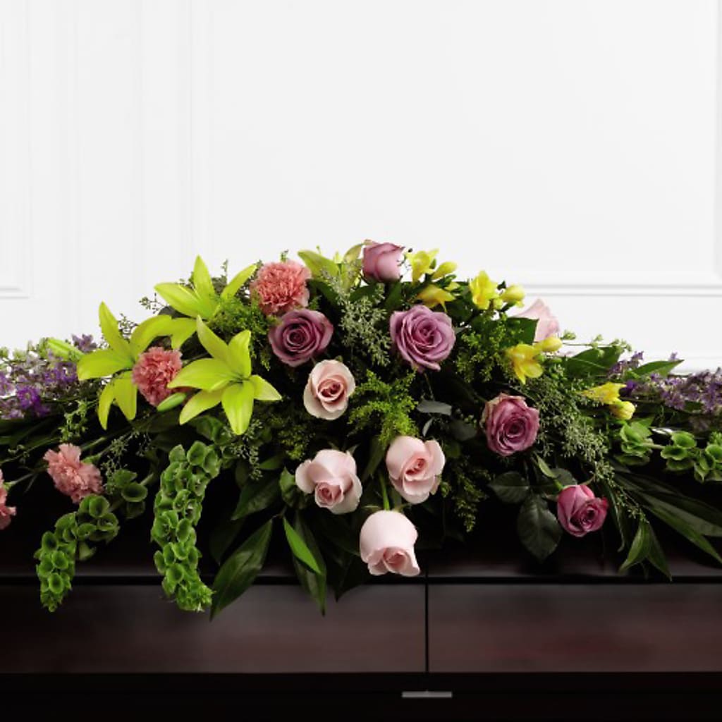Forever Beloved Casket Spray – D & L FLORIST & GIFTS LLC, Houston MO