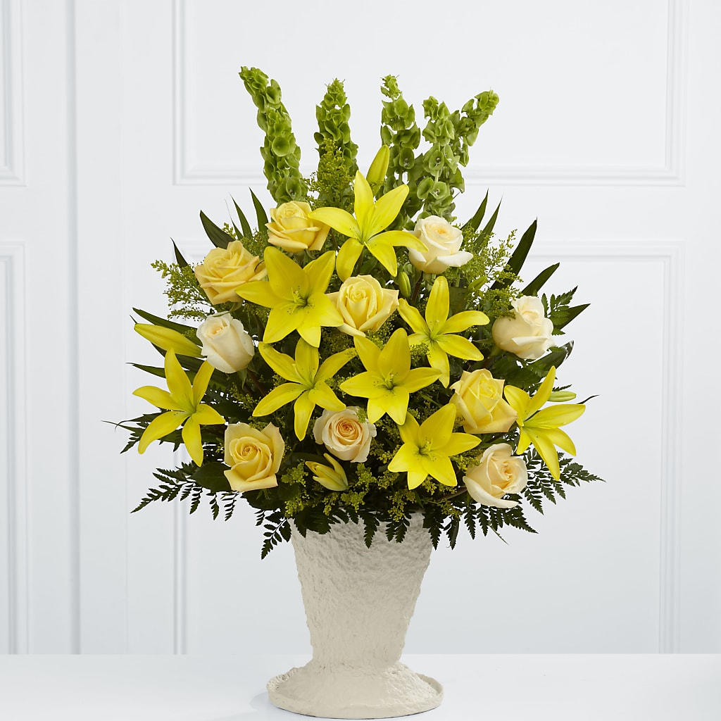Golden Memories Arrangement – D & L FLORIST & GIFTS LLC, Houston MO