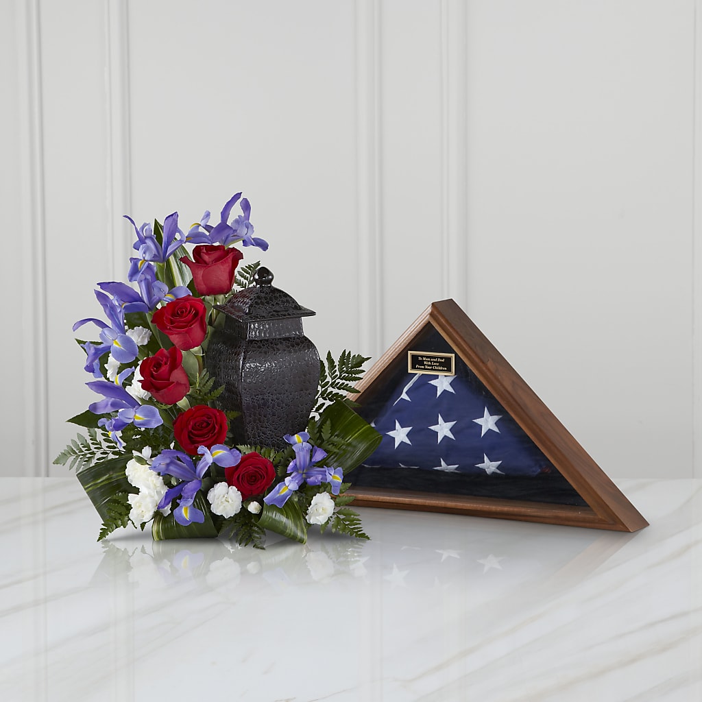 Patriotic Tribute Arrangement – D & L FLORIST & GIFTS LLC, Houston MO