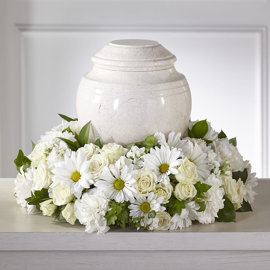 Ivory Gardens Cremation Adornment – D & L FLORIST & GIFTS LLC, Houston MO