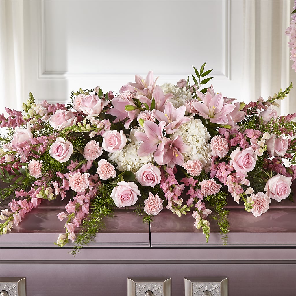 Life & Remembrance Casket Spray – D & L FLORIST & GIFTS LLC, Houston MO
