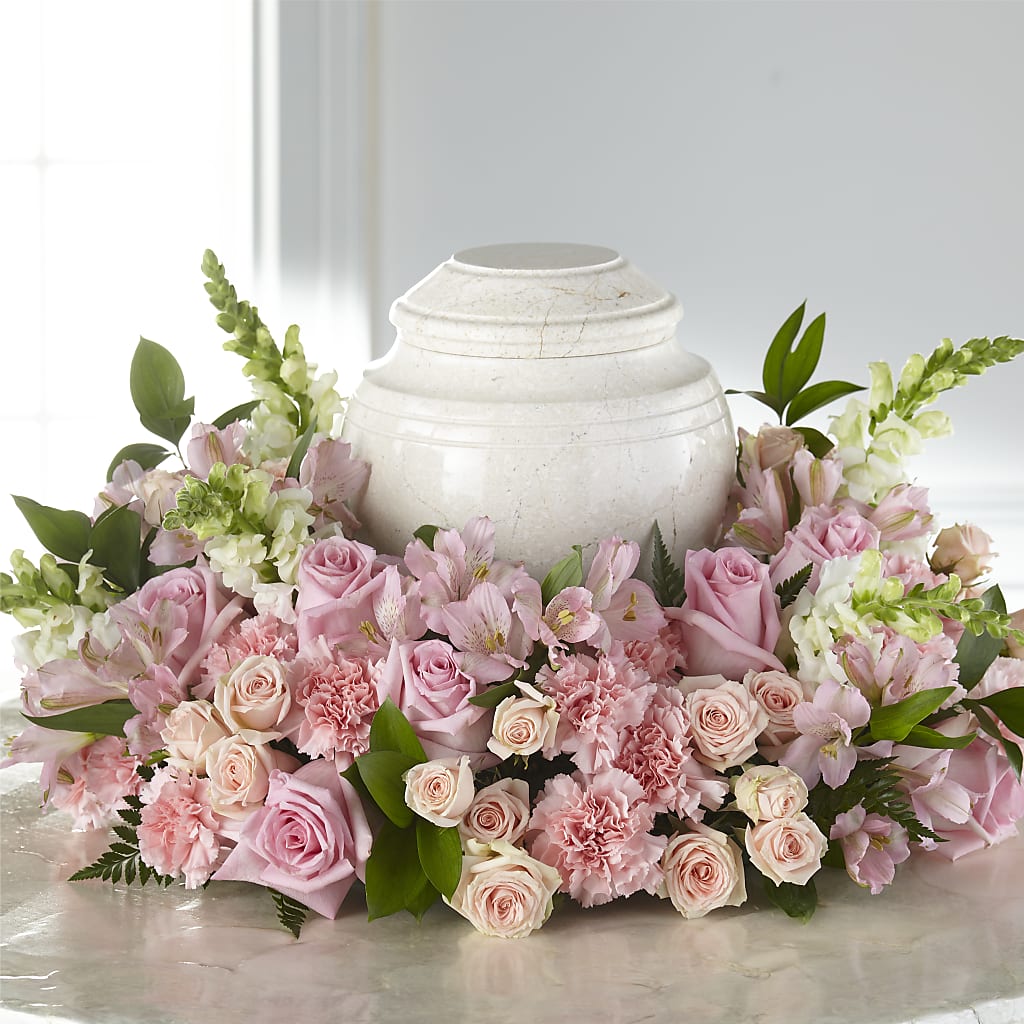 Blooms of Hope Cremation Adornment – D & L FLORIST & GIFTS LLC, Houston MO