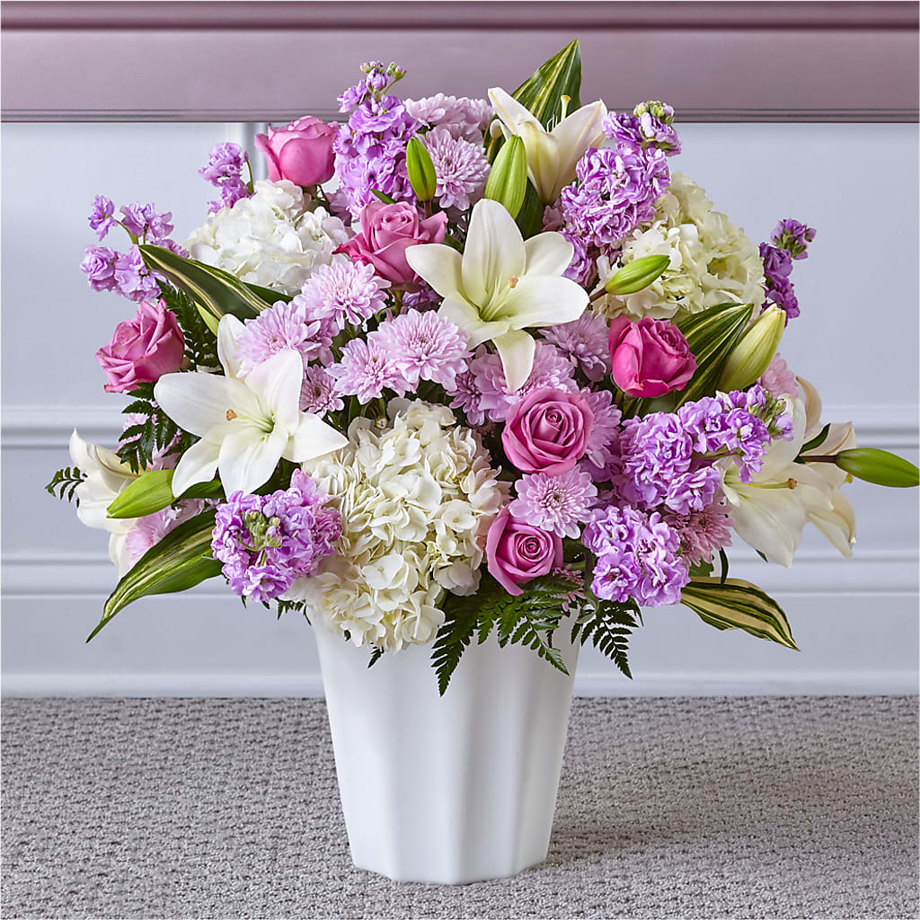 Heaven Sent Floor Basket – D & L FLORIST & GIFTS LLC, Houston MO