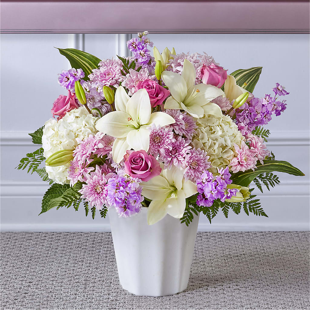 Heaven Sent Floor Basket – D & L FLORIST & GIFTS LLC, Houston MO