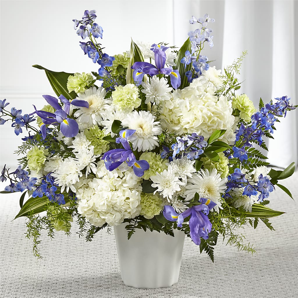 Soft Serenity Floor Basket – D & L FLORIST & GIFTS LLC, Houston MO