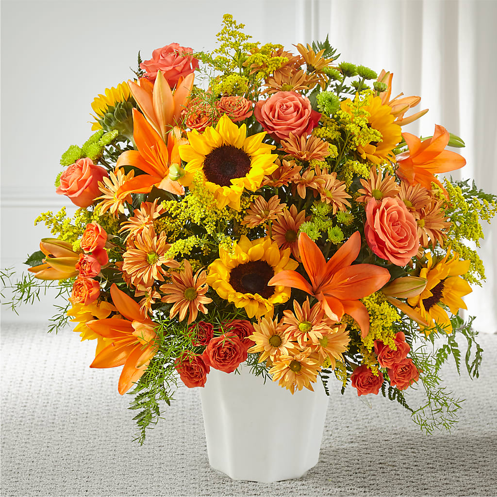 Harvest Thoughts Floor Basket – D & L FLORIST & GIFTS LLC, Houston MO