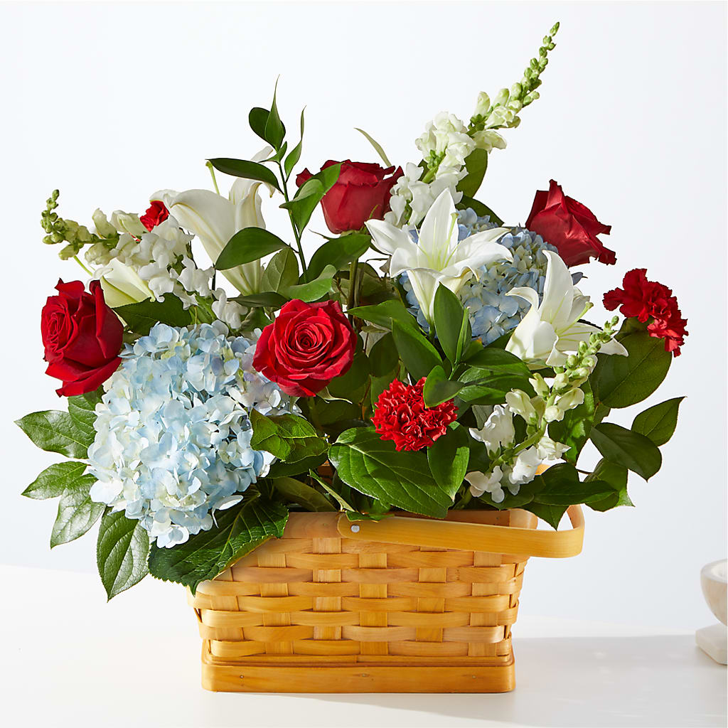 Greater Glory Basket – D & L FLORIST & GIFTS LLC, Houston MO