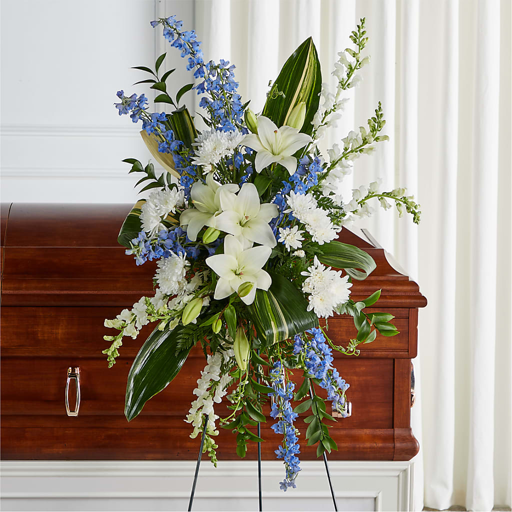 Eternal Impressions Standing Spray – D & L FLORIST & GIFTS LLC, Houston MO