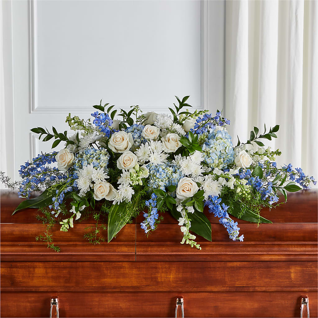 Timeless Essence Casket Spray – D & L FLORIST & GIFTS LLC, Houston MO