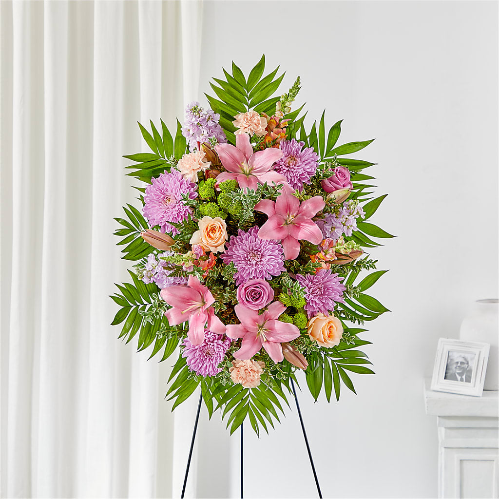 Love & Light Standing Spray – D & L FLORIST & GIFTS LLC, Houston MO