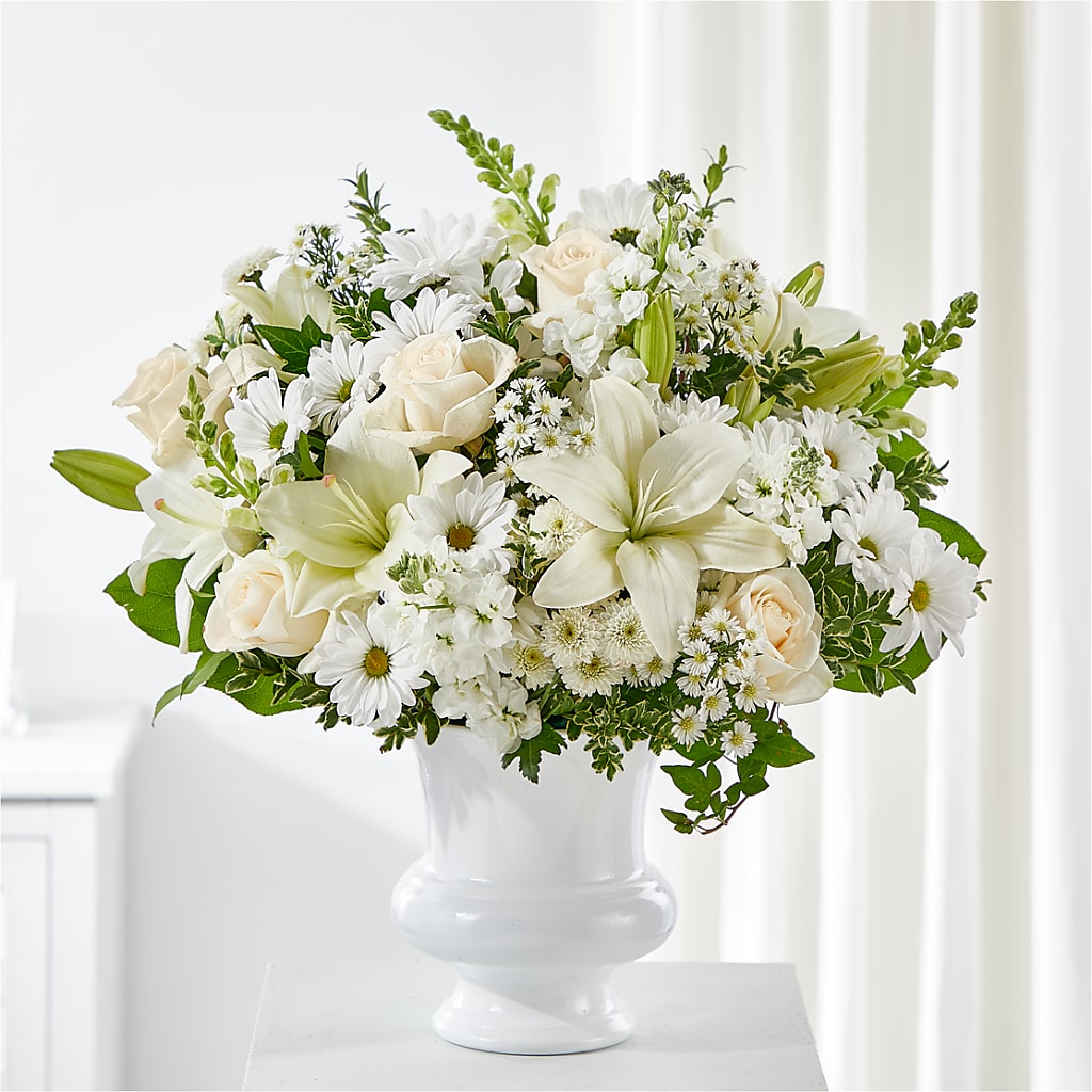 Uplifting Urn Arrangement – D & L FLORIST & GIFTS LLC, Houston MO
