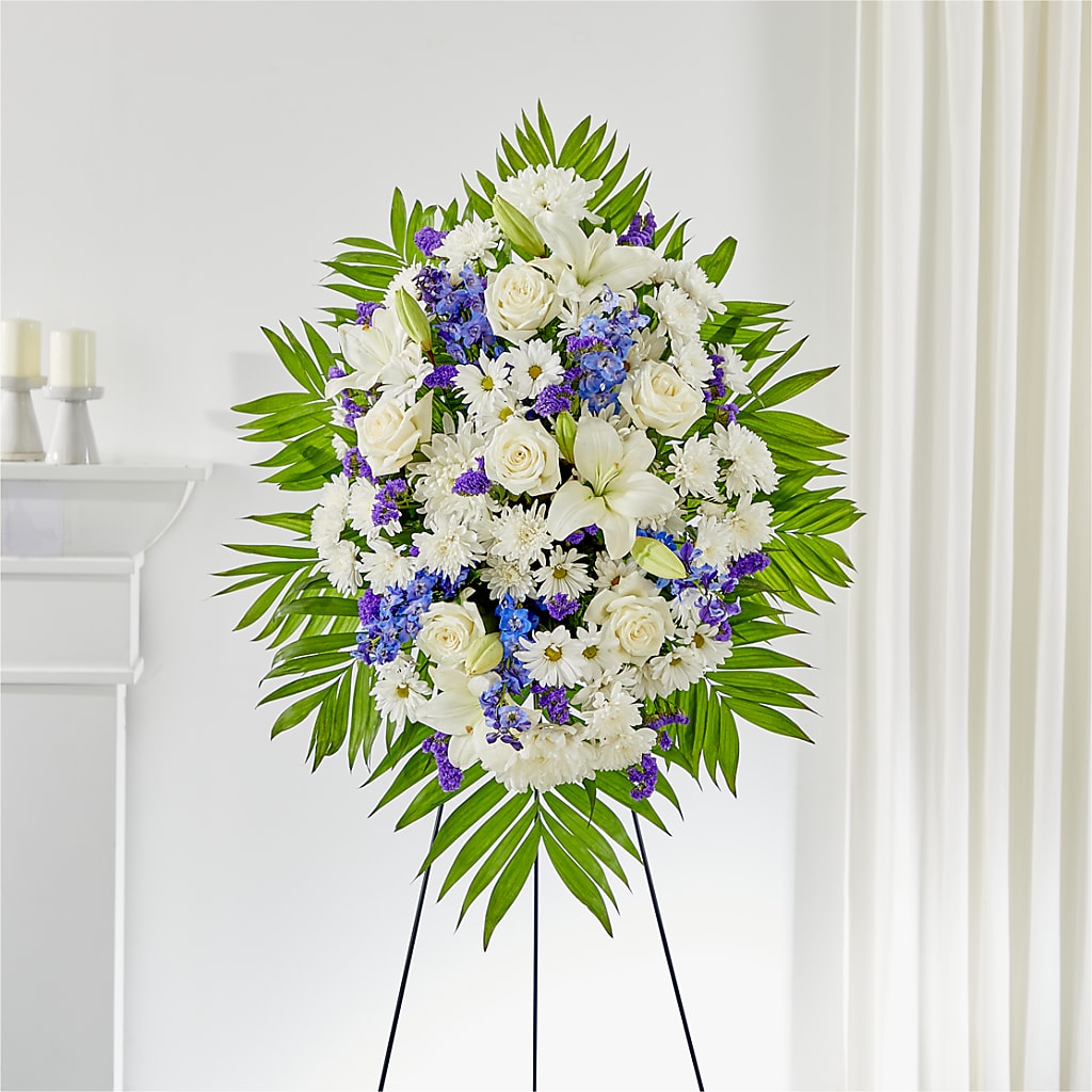 At Rest Standing Spray – D & L FLORIST & GIFTS LLC, Houston MO