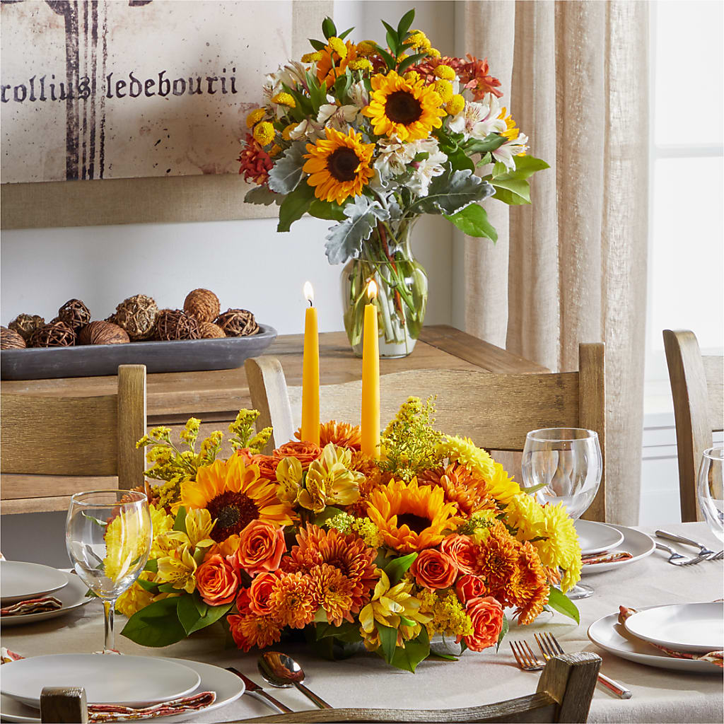 Golden Gathering Bundle – D & L FLORIST & GIFTS LLC, Houston MO
