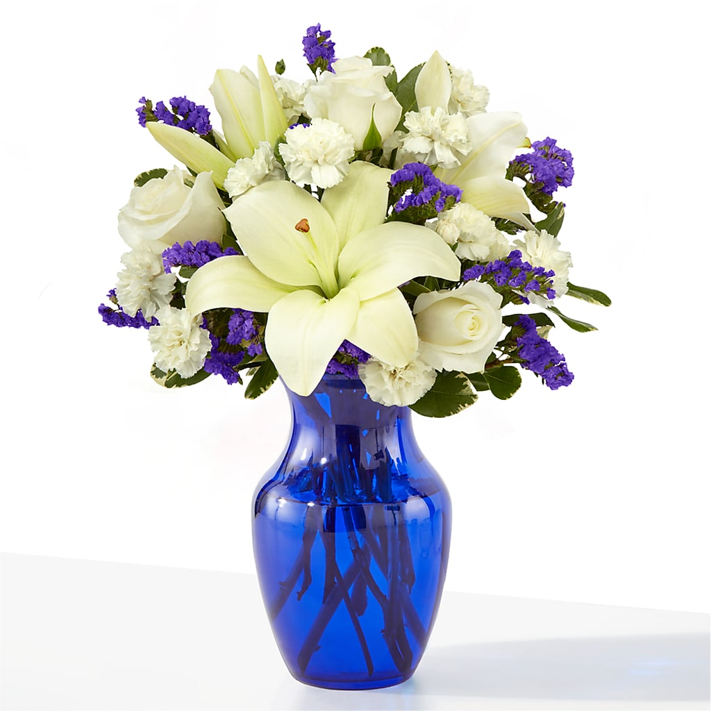 Sapphire Rush Bouquet – D & L FLORIST & GIFTS LLC, Houston MO