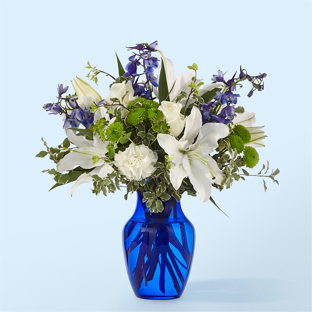 Santorini Bouquet – D & L FLORIST & GIFTS LLC, Houston MO