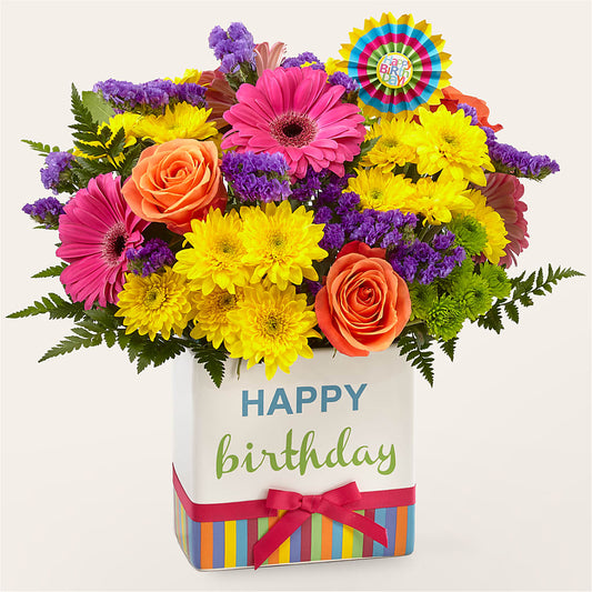 Birthday Brights Bouquet – D & L FLORIST & GIFTS LLC, Houston MO