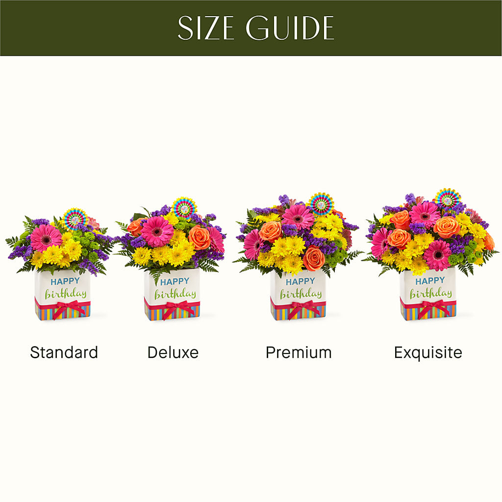 Birthday Brights Bouquet – D & L FLORIST & GIFTS LLC, Houston MO