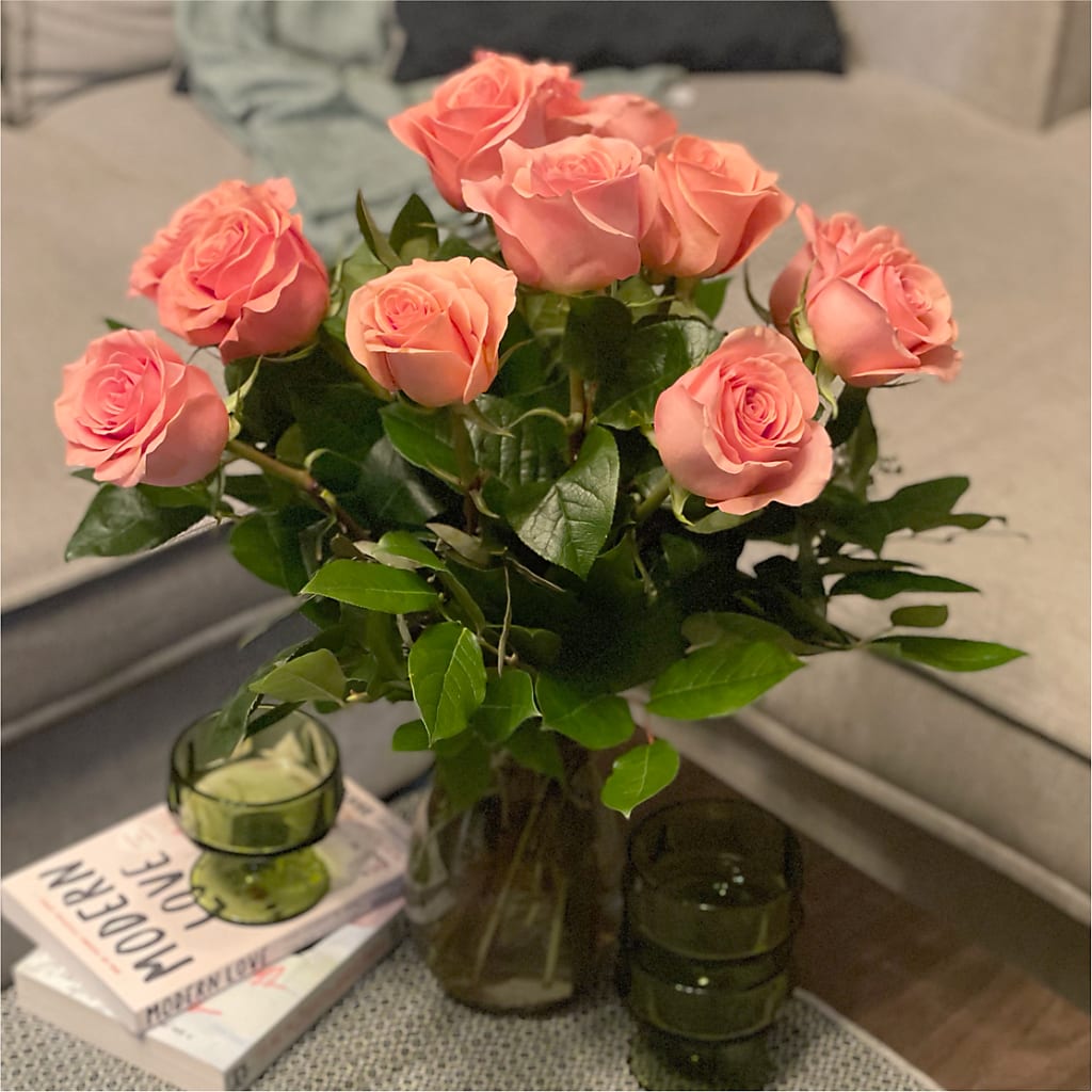 Long Stem Pink Rose Bouquet – D & L FLORIST & GIFTS LLC, Houston MO