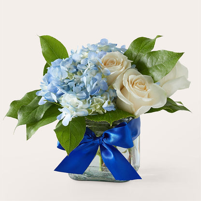 Sky Blue Delight Bouquet – D & L FLORIST & GIFTS LLC, Houston MO