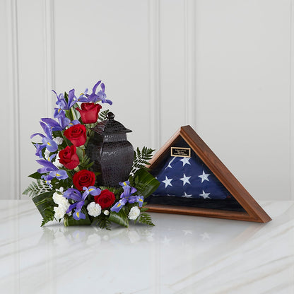 Patriotic Tribute Arrangement – D & L FLORIST & GIFTS LLC, Houston MO