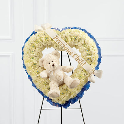 Precious Child Standing Heart – D & L FLORIST & GIFTS LLC, Houston MO