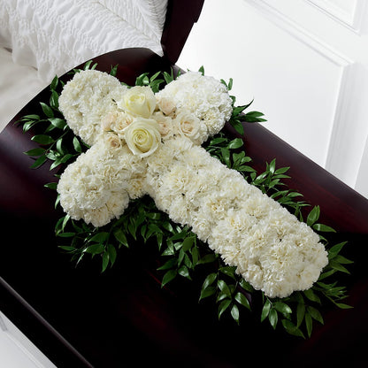 Peaceful Memories Casket Spray (Standard) – D & L FLORIST & GIFTS LLC, Houston MO