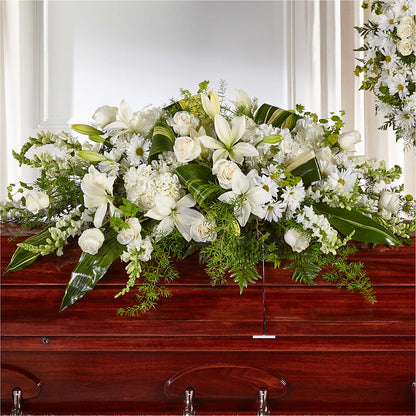 Abundance Casket Spray – D & L FLORIST & GIFTS LLC, Houston MO