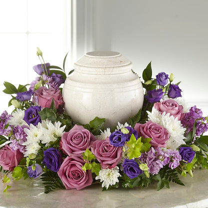 Blooming Sympathy Cremation Adornment – D & L FLORIST & GIFTS LLC, Houston MO