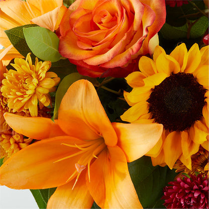 Grateful Centerpiece – D & L FLORIST & GIFTS LLC, Houston MO