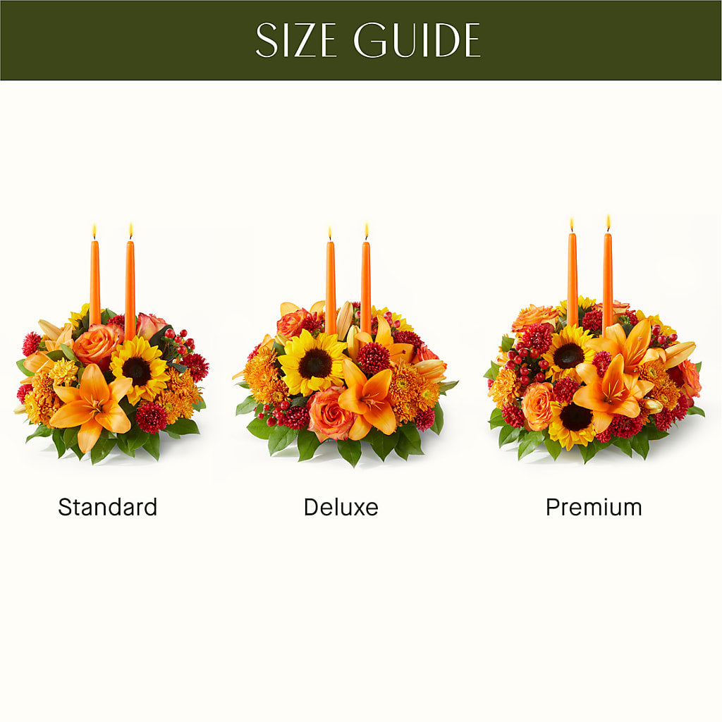 Grateful Centerpiece – D & L FLORIST & GIFTS LLC, Houston MO