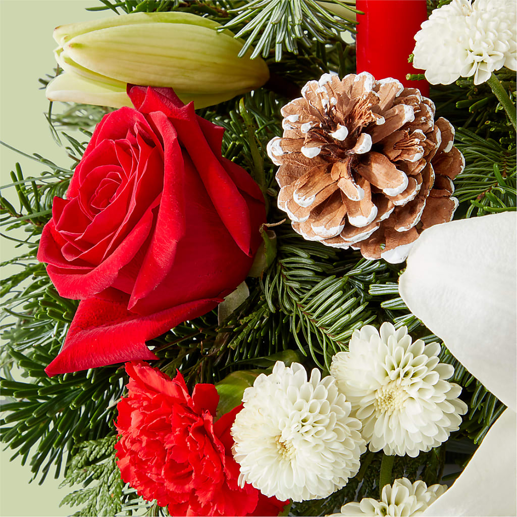 Seasonal Festivities Centerpiece – D & L FLORIST & GIFTS LLC, Houston MO