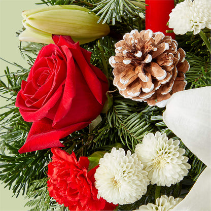 Seasonal Festivities Centerpiece – D & L FLORIST & GIFTS LLC, Houston MO
