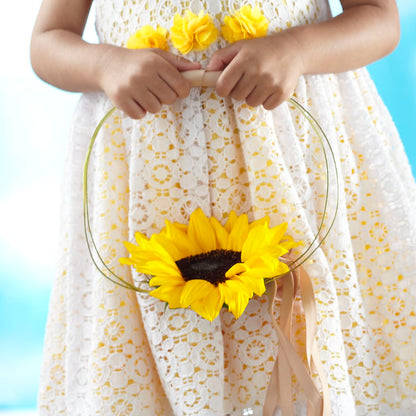Sweet Sunshine Flower Girl Bouquet – D & L FLORIST & GIFTS LLC, Houston MO
